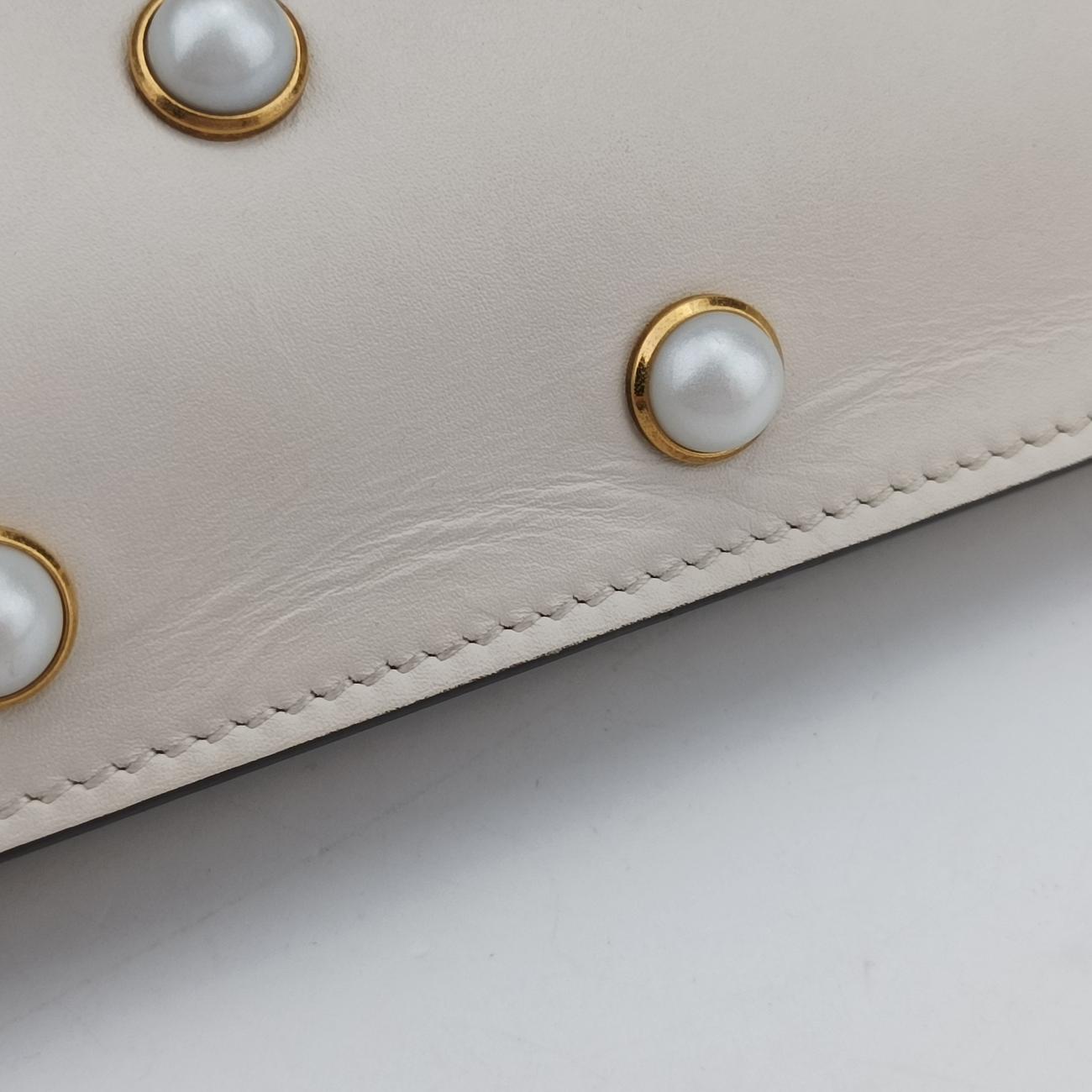 Broadway Pearl BeeWhiteLeather453778H022307783ブロードウェイ パール ビーホワイトレザー453778H022307783