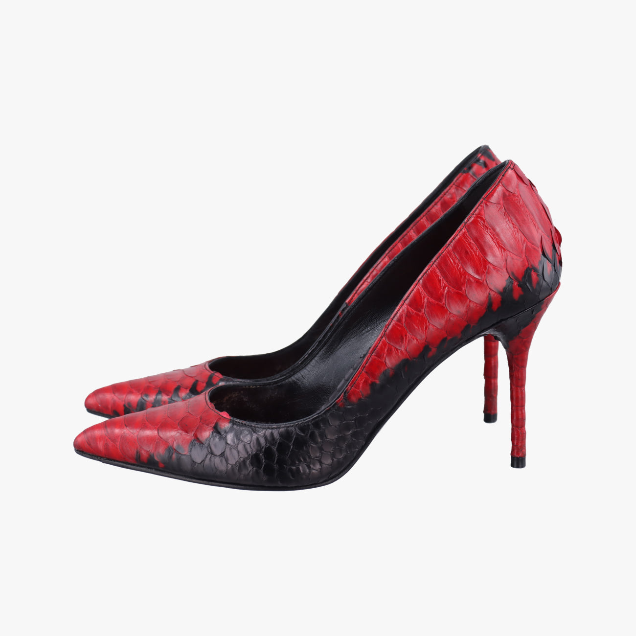 Python Animal Print PumpsMulticolourLeather x snakeskin329358パイソンアニマルプリントパンプスマルチカラーレザーｘヘビ革329358