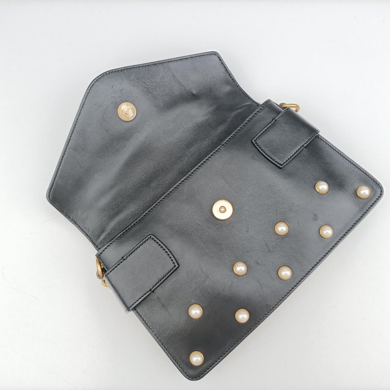 Broadway Pearl BeeNavyLeather453778B021633806ブロードウェイ パール ビーブルーブラックレザー453778B021633806