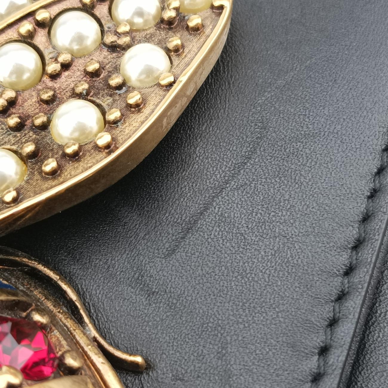 Broadway Pearl BeeNavyLeather453778B021633806ブロードウェイ パール ビーブルーブラックレザー453778B021633806