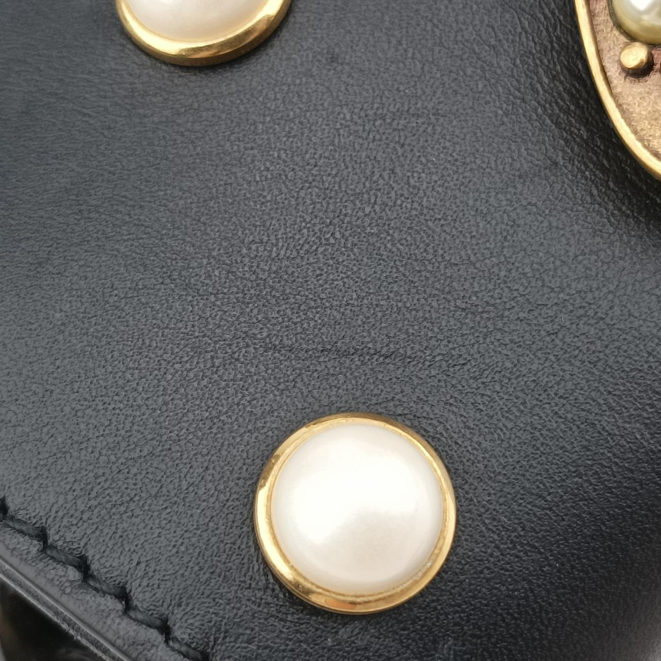Broadway Pearl BeeNavyLeather453778B021633806ブロードウェイ パール ビーブルーブラックレザー453778B021633806