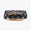 Broadway Pearl BeeNavyLeather453778B021633806ブロードウェイ パール ビーブルーブラックレザー453778B021633806