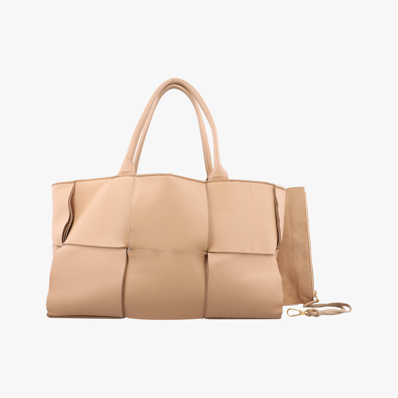 THE ARCO ToteBeigelambskinB09372900Nミディアム ザ アルコ トートベージュラムスキンB09372900N