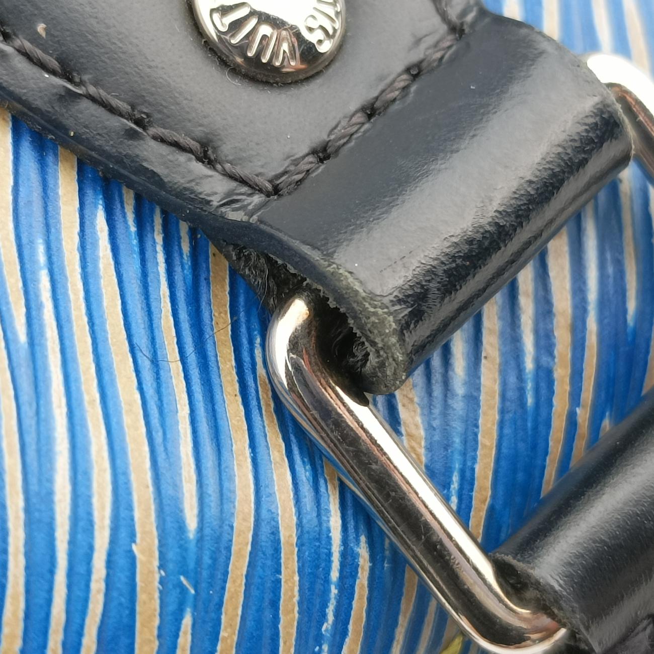 Speedy Bandouliere 25denim blue×blackepiM51280SN0147スピーディ バンドリエール25デニムブルー×ブラックエピM51280SN0147