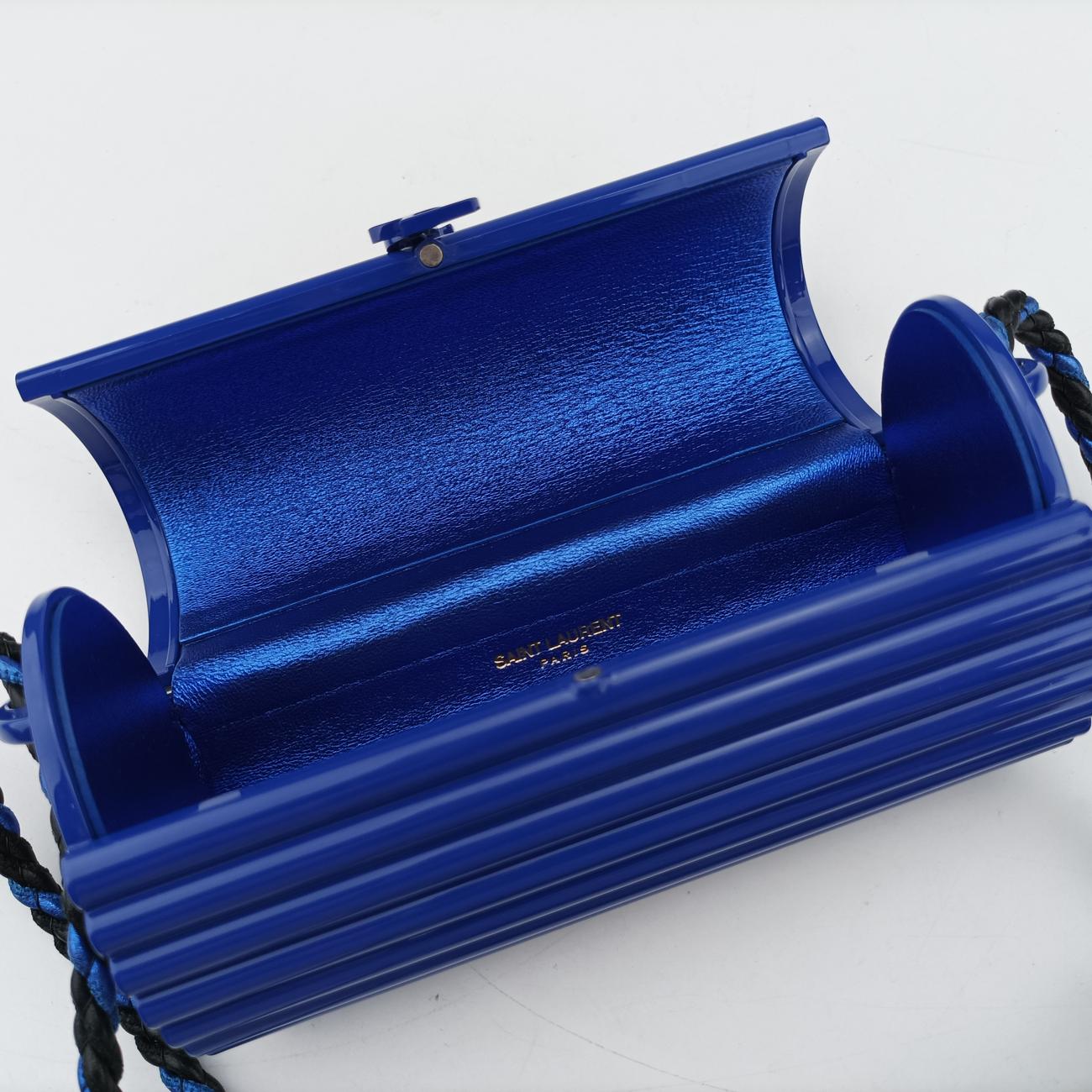 Fringe Monogram Opium BoxBluePatent Leather418593ART418593.0917フリンジモノグラムオピウムボックスブルーパテント418593ART418593.0917