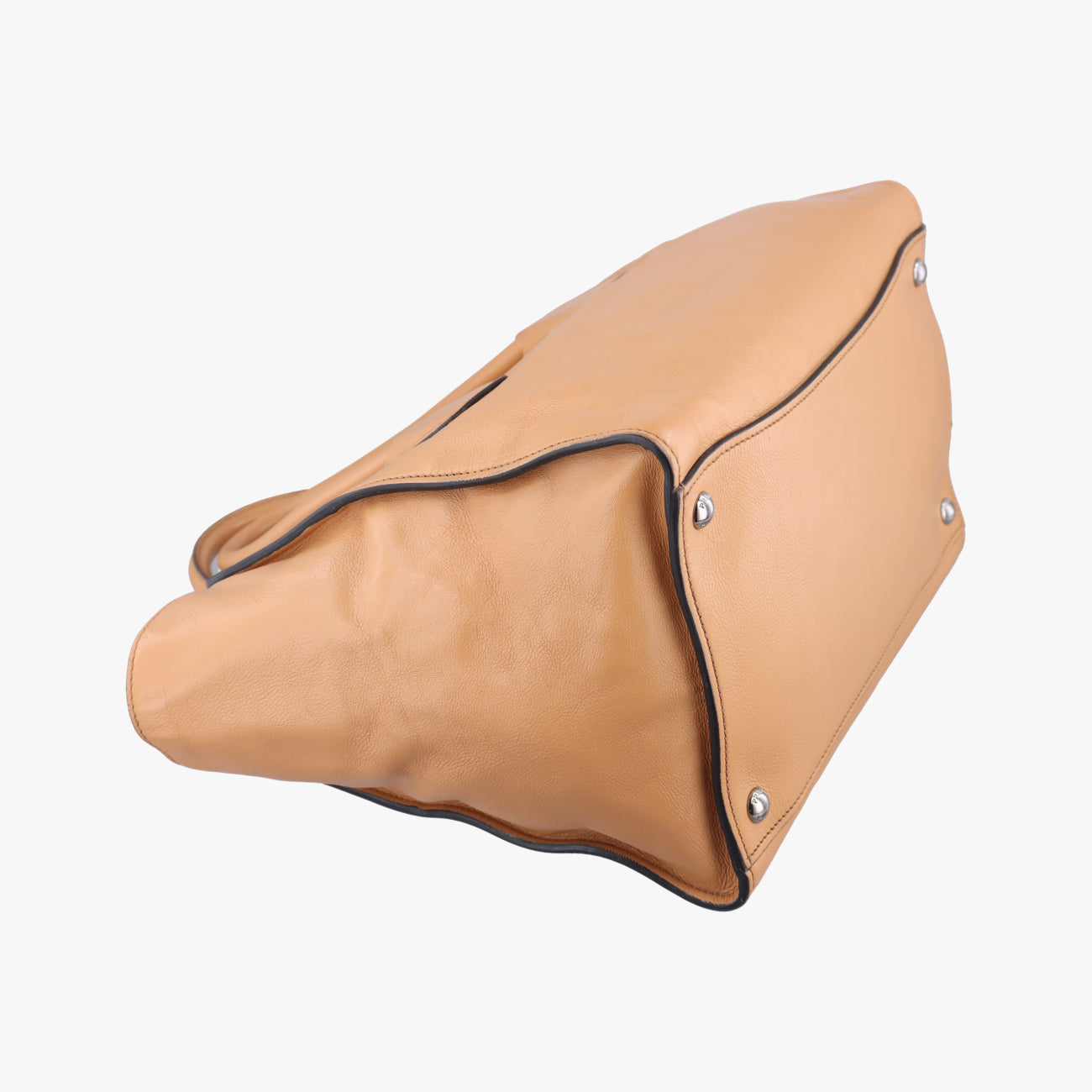 Twin Pocket Double Zip ToteCamelleatherBN2619239 GツインポケットダブルジップトートキャメルレザーBN2619239 G