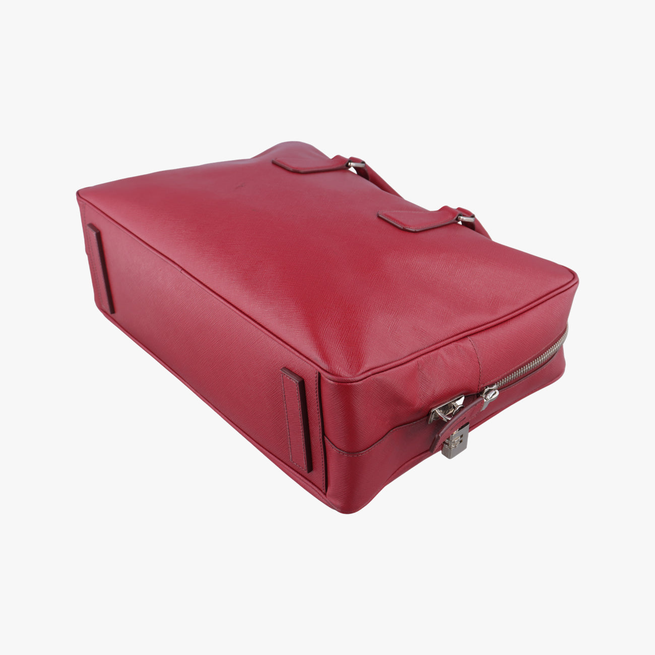 Classic Laptop briefcaseRedSAFFIANO Leather2VE363208ブリーフケース ビジネスレッドサフィアーノレザー2VE363208