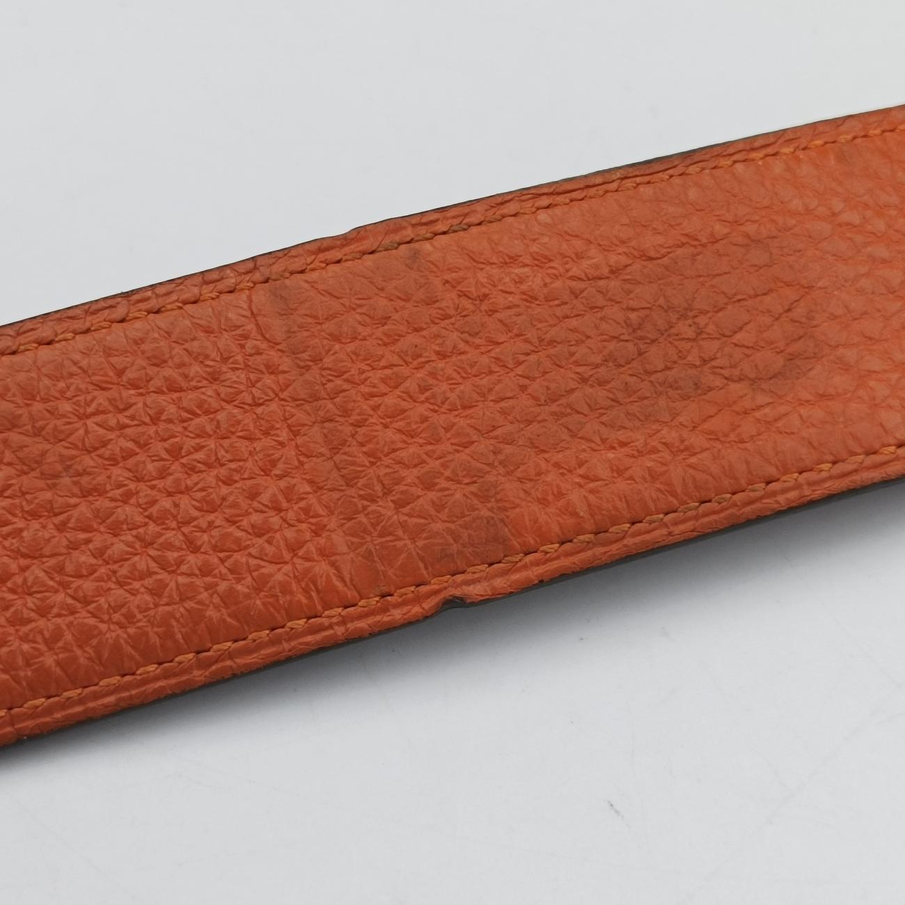 Vintage HOrangeLeather□O 90 CHヴィンテージHオレンジレザー□O 90 CH