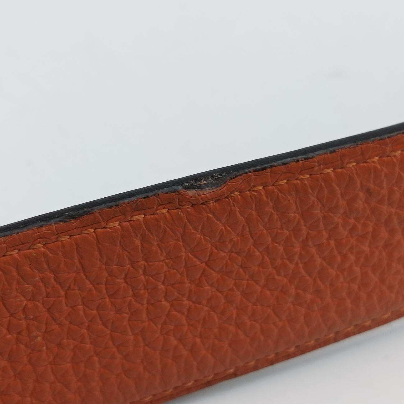 Vintage HOrangeLeather□O 90 CHヴィンテージHオレンジレザー□O 90 CH