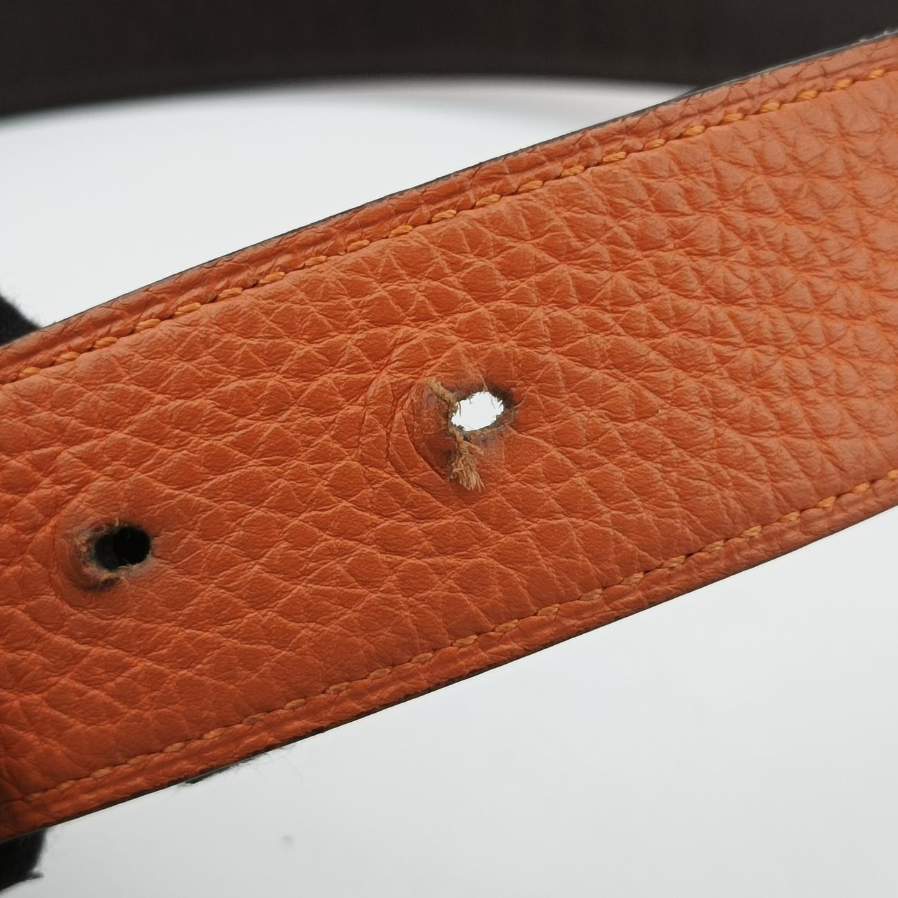 Vintage HOrangeLeather□O 90 CHヴィンテージHオレンジレザー□O 90 CH