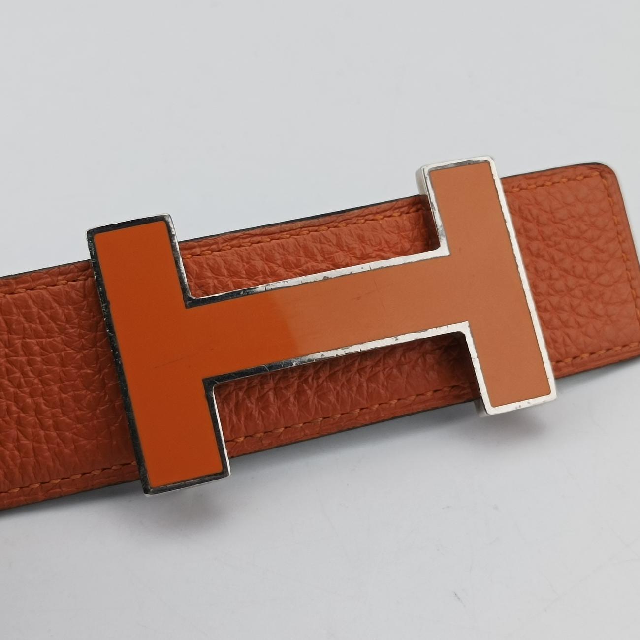 Vintage HOrangeLeather□O 90 CHヴィンテージHオレンジレザー□O 90 CH