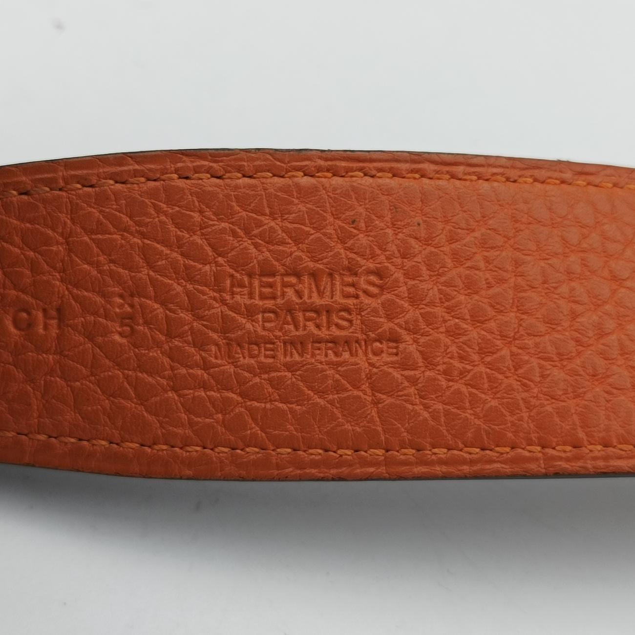 Vintage HOrangeLeather□O 90 CHヴィンテージHオレンジレザー□O 90 CH