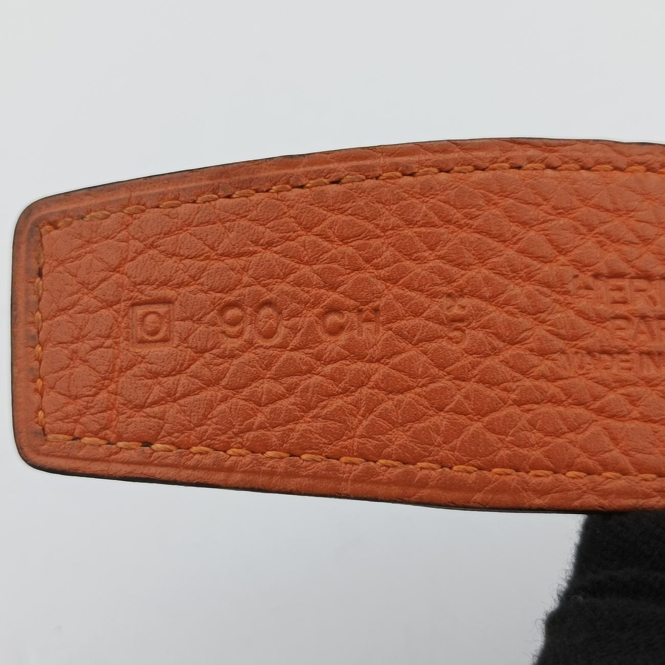 Vintage HOrangeLeather□O 90 CHヴィンテージHオレンジレザー□O 90 CH