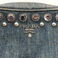 bejeweled accessory pouchBlueDenim1N167431/Gビジュー アクセサリーポーチブルーデニム1N167431/G