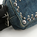 bejeweled accessory pouchBlueDenim1N167431/Gビジュー アクセサリーポーチブルーデニム1N167431/G