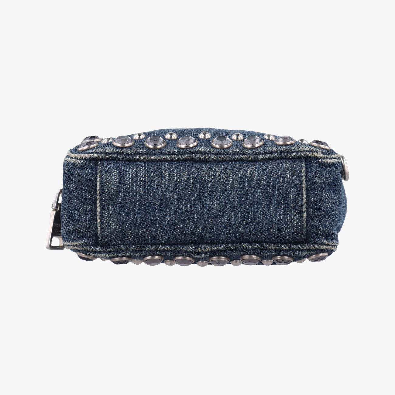 bejeweled accessory pouchBlueDenim1N167431/Gビジュー アクセサリーポーチブルーデニム1N167431/G