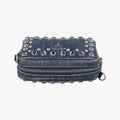 bejeweled accessory pouchBlueDenim1N167431/Gビジュー アクセサリーポーチブルーデニム1N167431/G
