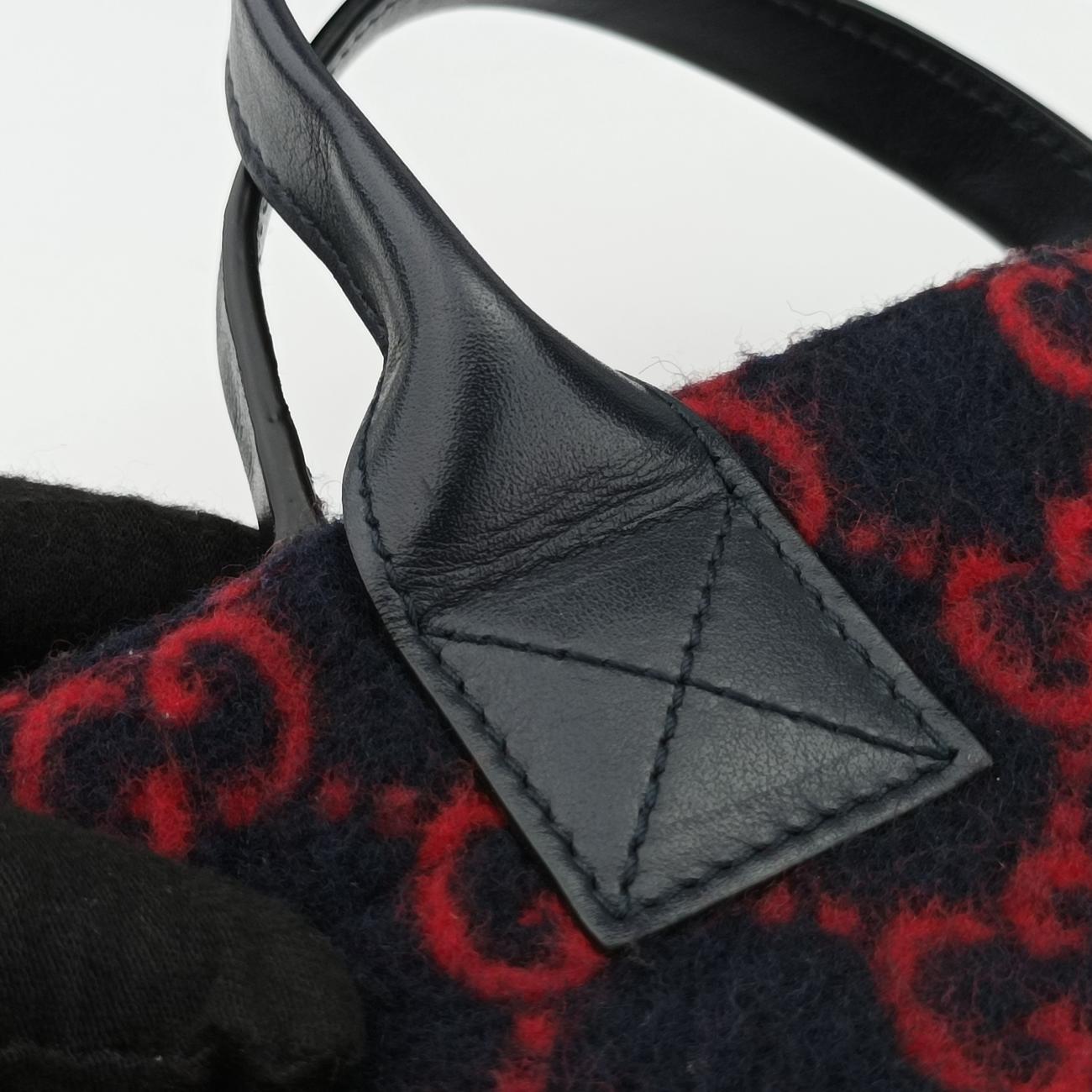 GG pattern children's handbagMulticolourFur628159F033251618GG柄 チルドレン ハンドバッグマルチカラーファー628159F033251618