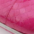 Exotic ClutchRosesnakeskin236715 000926エキゾチッククラッチローズ レッドヘビ革236715 000926