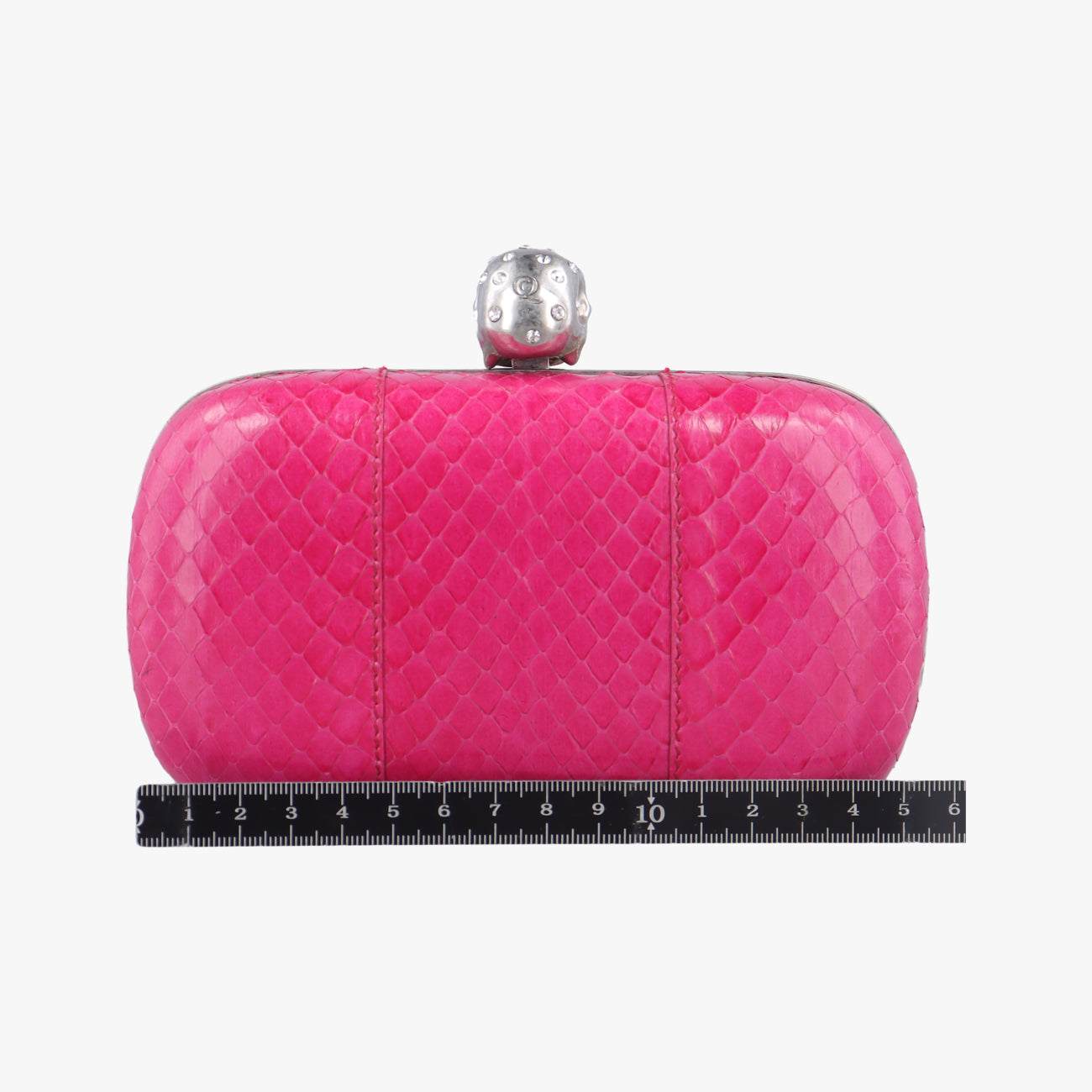 Exotic ClutchRosesnakeskin236715 000926エキゾチッククラッチローズ レッドヘビ革236715 000926