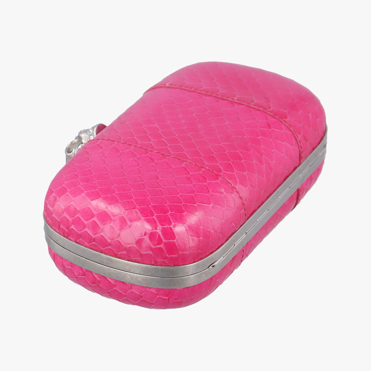 Exotic ClutchRosesnakeskin236715 000926エキゾチッククラッチローズ レッドヘビ革236715 000926