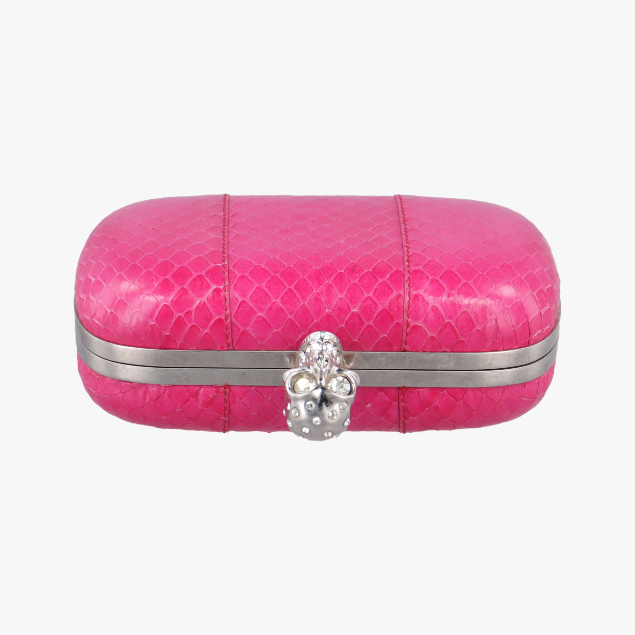Exotic ClutchRosesnakeskin236715 000926エキゾチッククラッチローズ レッドヘビ革236715 000926