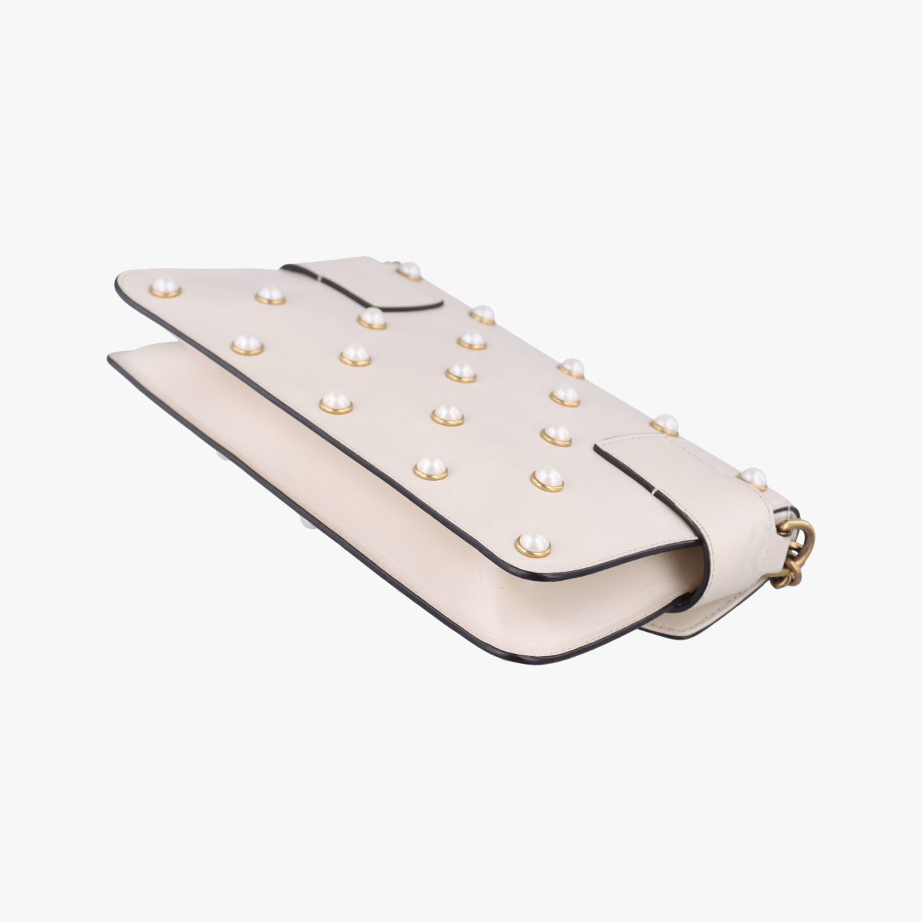 Broadway Pearl BeeWhiteLeather453778F022494533ブロードウェイ パール ビーホワイトレザー453778F022494533