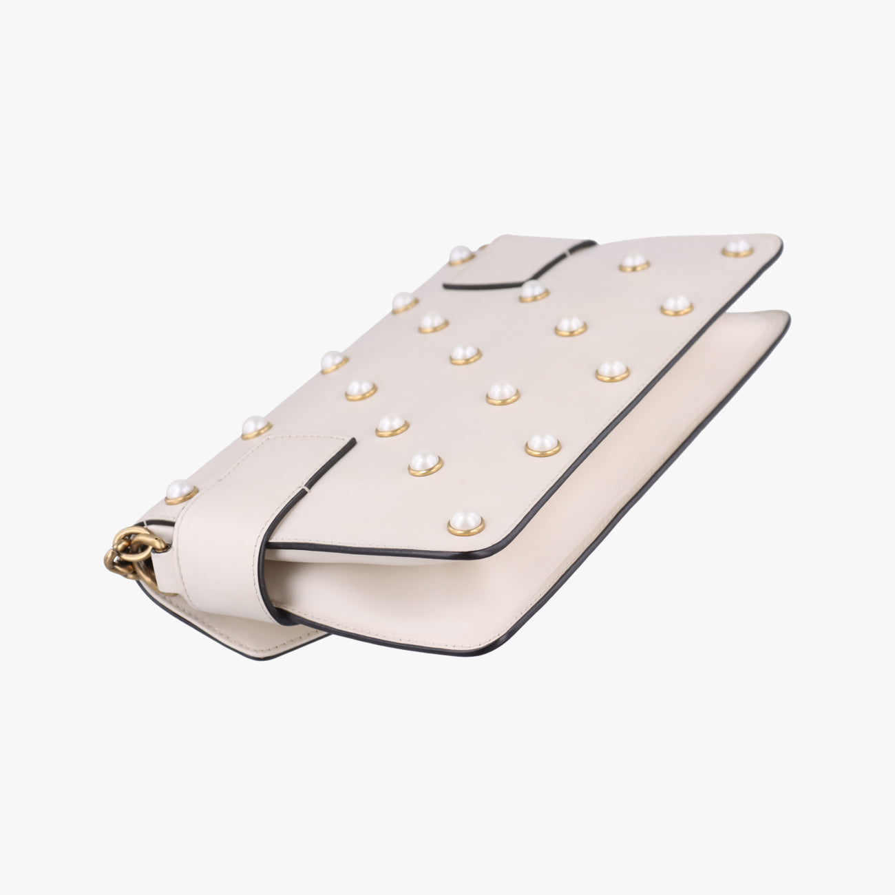 Broadway Pearl BeeWhiteLeather453778F022494533ブロードウェイ パール ビーホワイトレザー453778F022494533