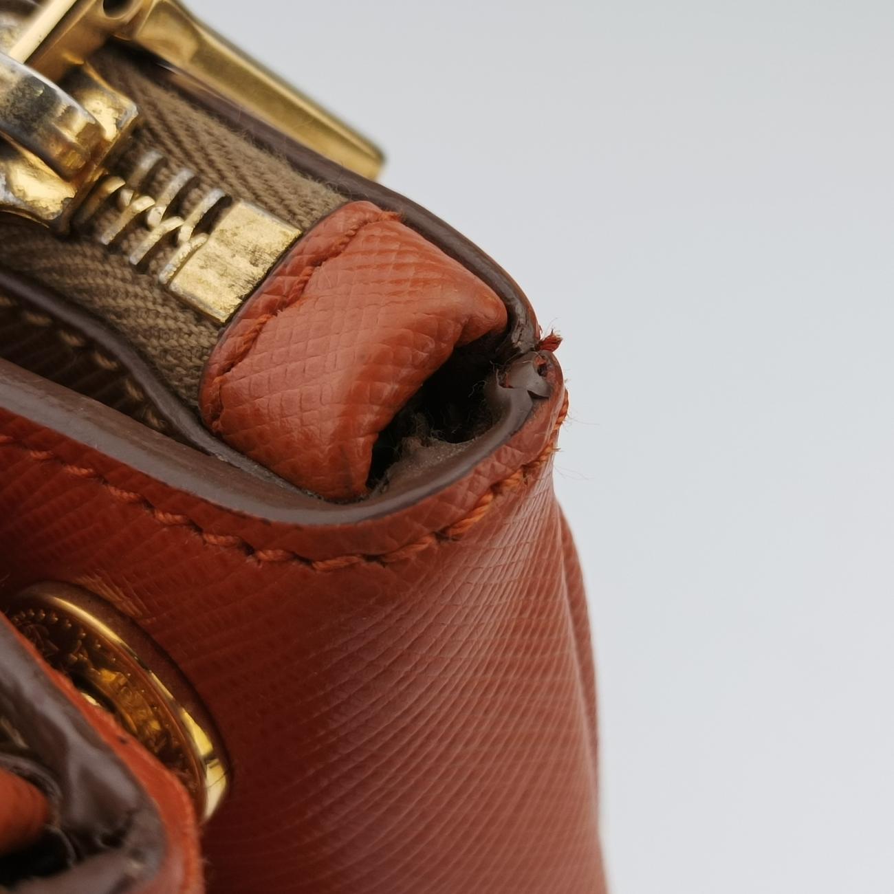 GalleriaCamel×orangeSAFFIANO　LeatherB2274C25ガレリアマルチカラーサフィアーノレザーB2274C25