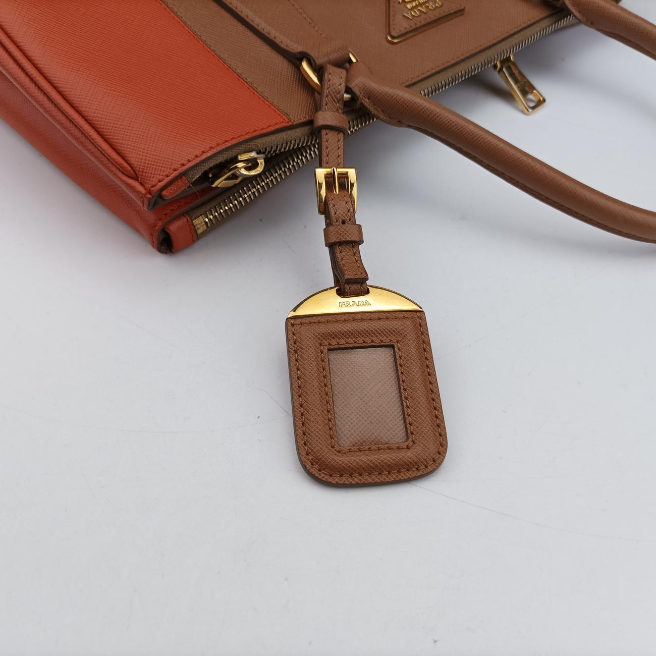 GalleriaCamel×orangeSAFFIANO　LeatherB2274C25ガレリアマルチカラーサフィアーノレザーB2274C25