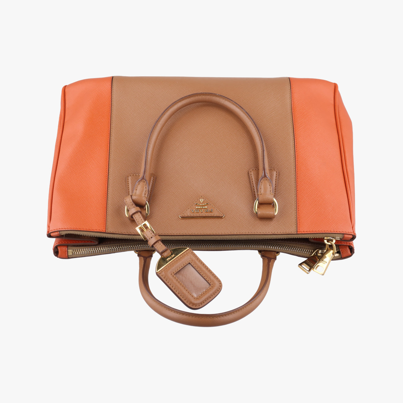 GalleriaCamel×orangeSAFFIANO　LeatherB2274C25ガレリアマルチカラーサフィアーノレザーB2274C25