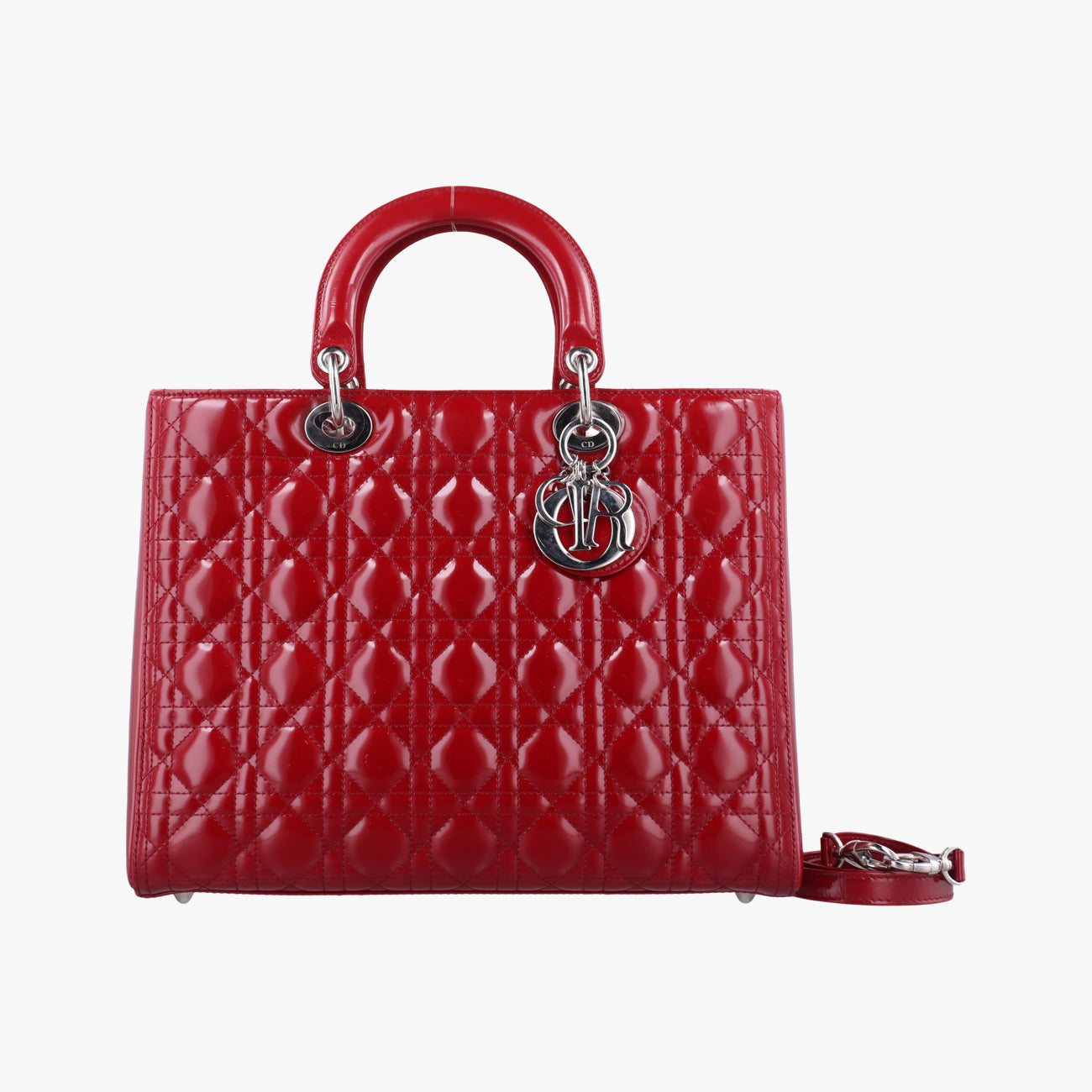 Lady DiorRedPatent Leather16-BO-0172レディディオールレッドパテント16-BO-0172