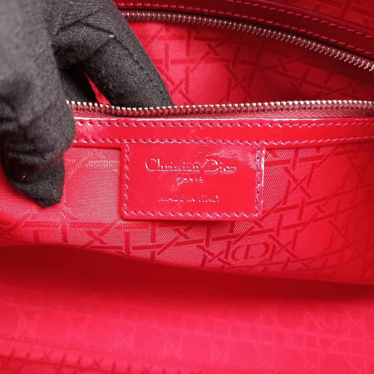 Lady DiorRedPatent Leather16-BO-0172レディディオールレッドパテント16-BO-0172