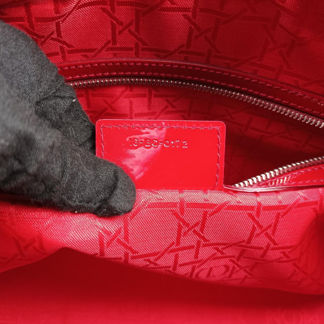 Lady DiorRedPatent Leather16-BO-0172レディディオールレッドパテント16-BO-0172