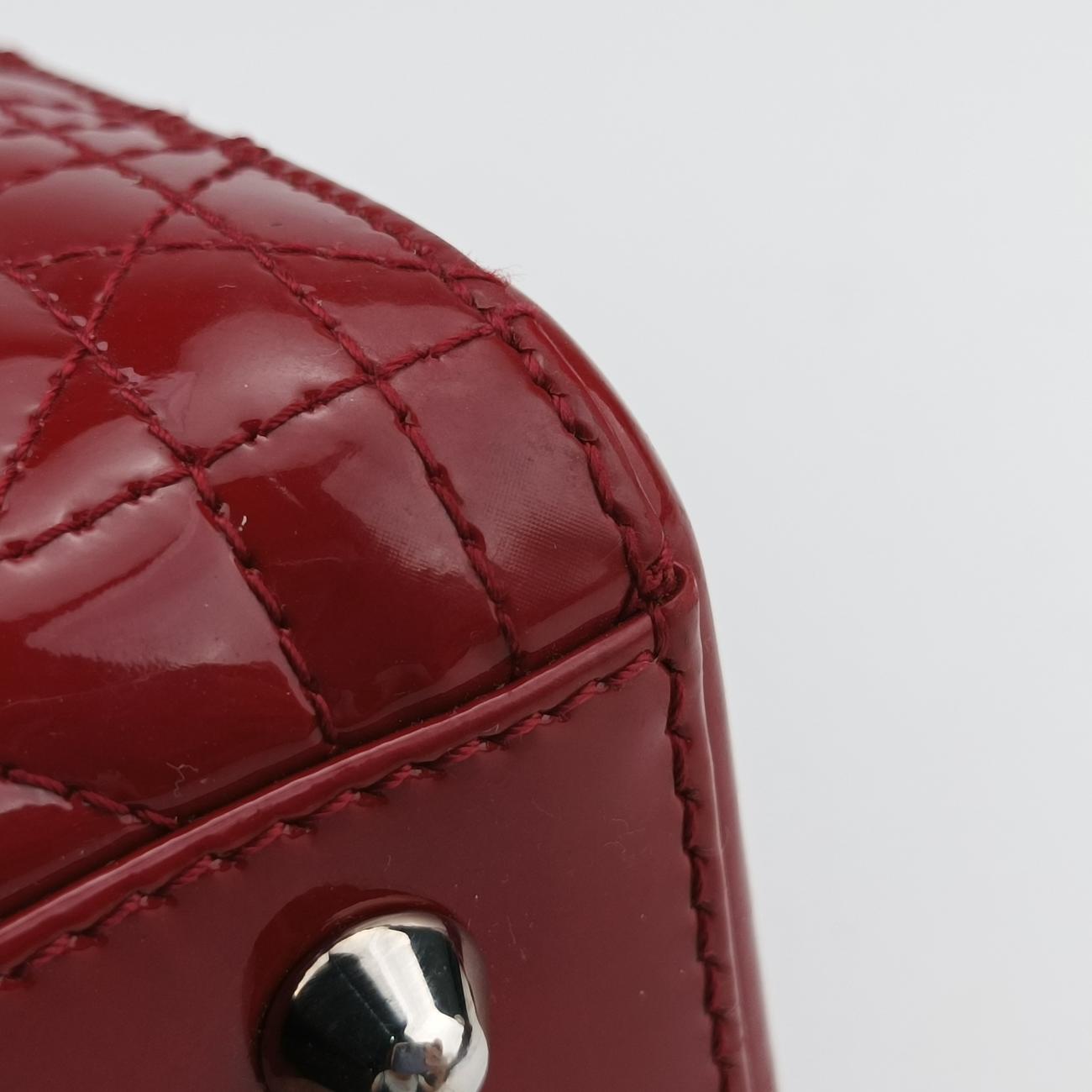Lady DiorRedPatent Leather16-BO-0172レディディオールレッドパテント16-BO-0172