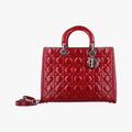 Lady DiorRedpatent14-BO-0122 Bレディディオールレッドパテント14-BO-0122 B