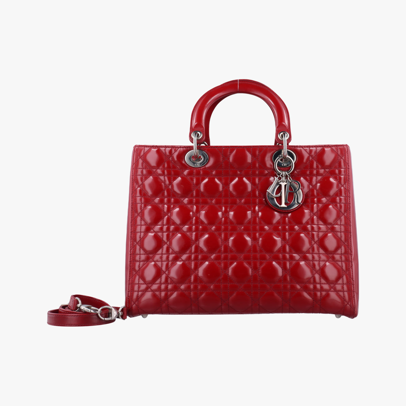 Lady DiorRedpatent14-BO-0122 Bレディディオールレッドパテント14-BO-0122 B