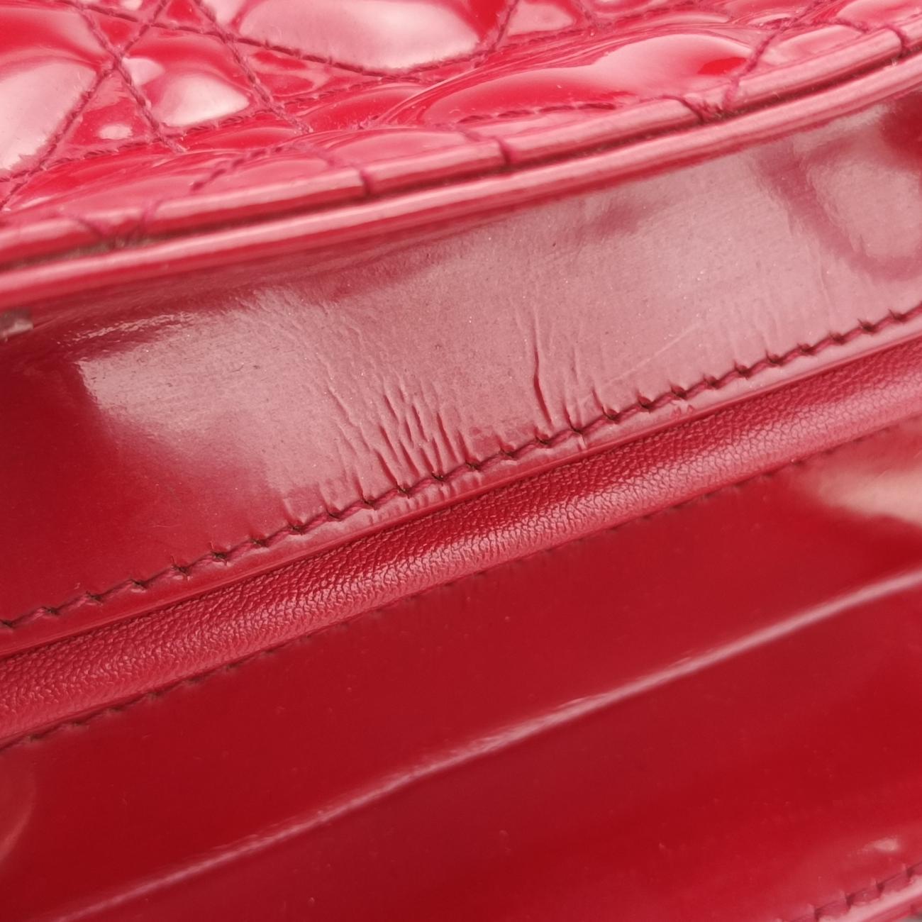 Lady DiorRedpatent14-BO-0122 Bレディディオールレッドパテント14-BO-0122 B