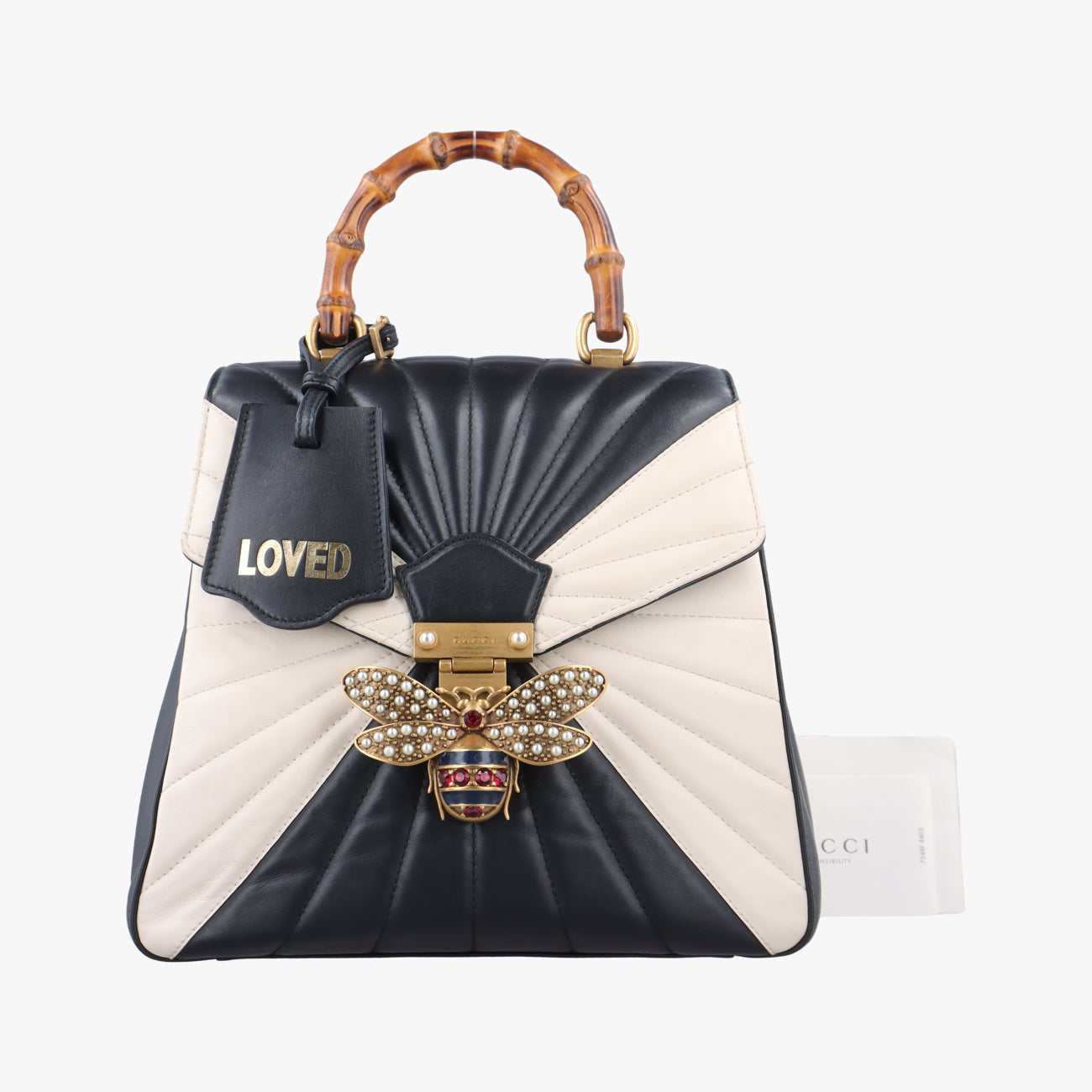 Queen Margaret BambooMulticolourLeather476664D022186411クイーンマーガレット バンブーマルチカラーレザー476664D022186411