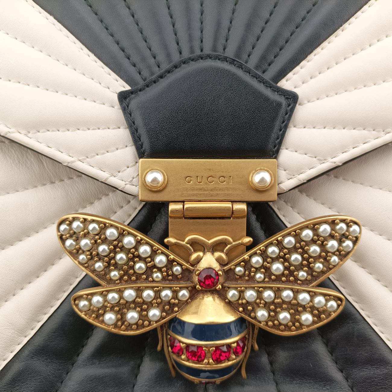 Queen Margaret BambooMulticolourLeather476664D022186411クイーンマーガレット バンブーマルチカラーレザー476664D022186411