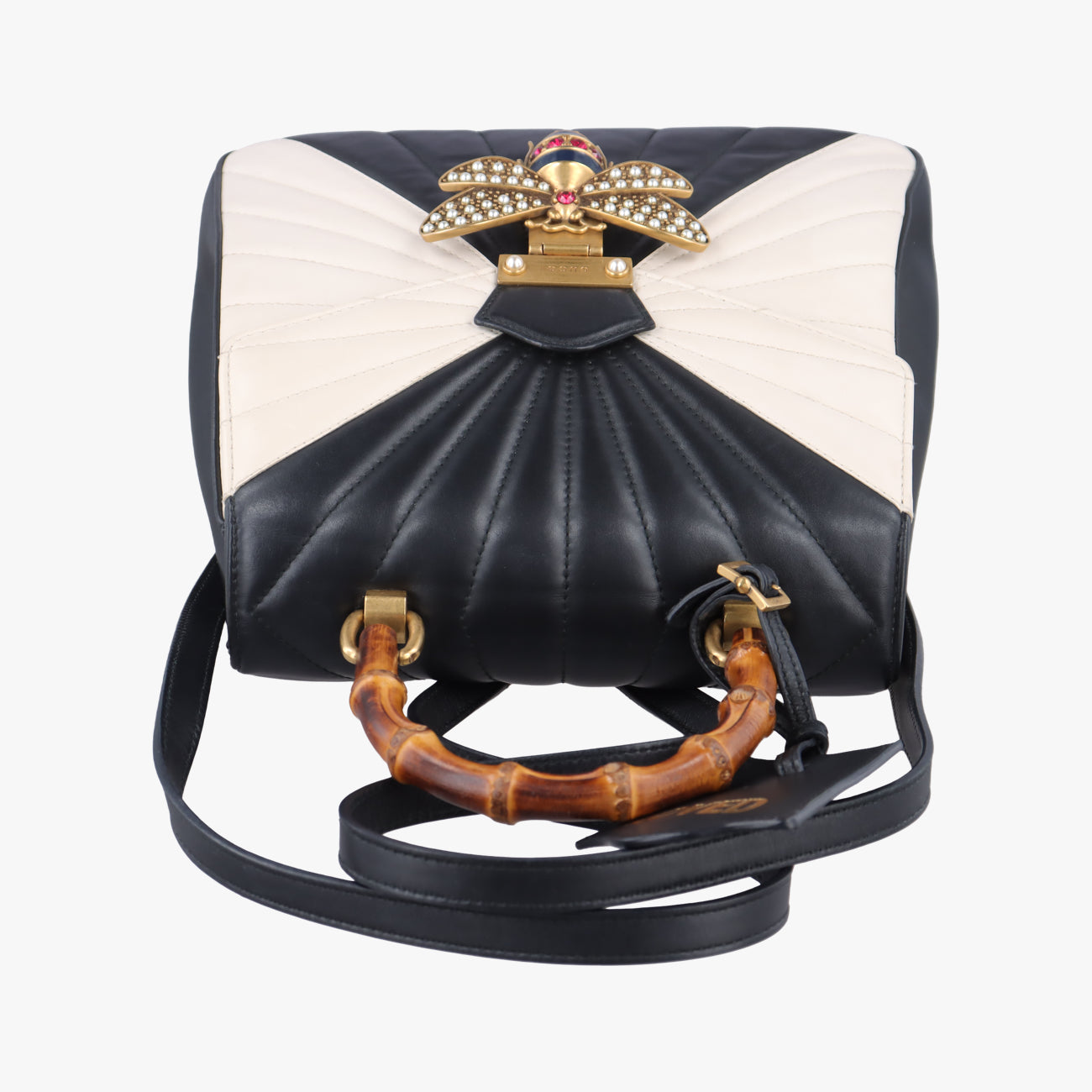 Queen Margaret BambooMulticolourLeather476664D022186411クイーンマーガレット バンブーマルチカラーレザー476664D022186411