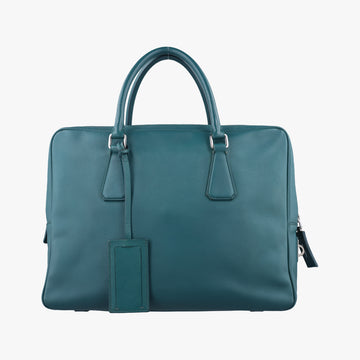 Classic Laptop briefcaseGreenSAFFIANO LeatherVS030538ブリーフケース ビジネスグリーンサフィアーノレザーVS030538