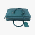 Classic Laptop briefcaseGreenSAFFIANO LeatherVS030538ブリーフケース ビジネスグリーンサフィアーノレザーVS030538