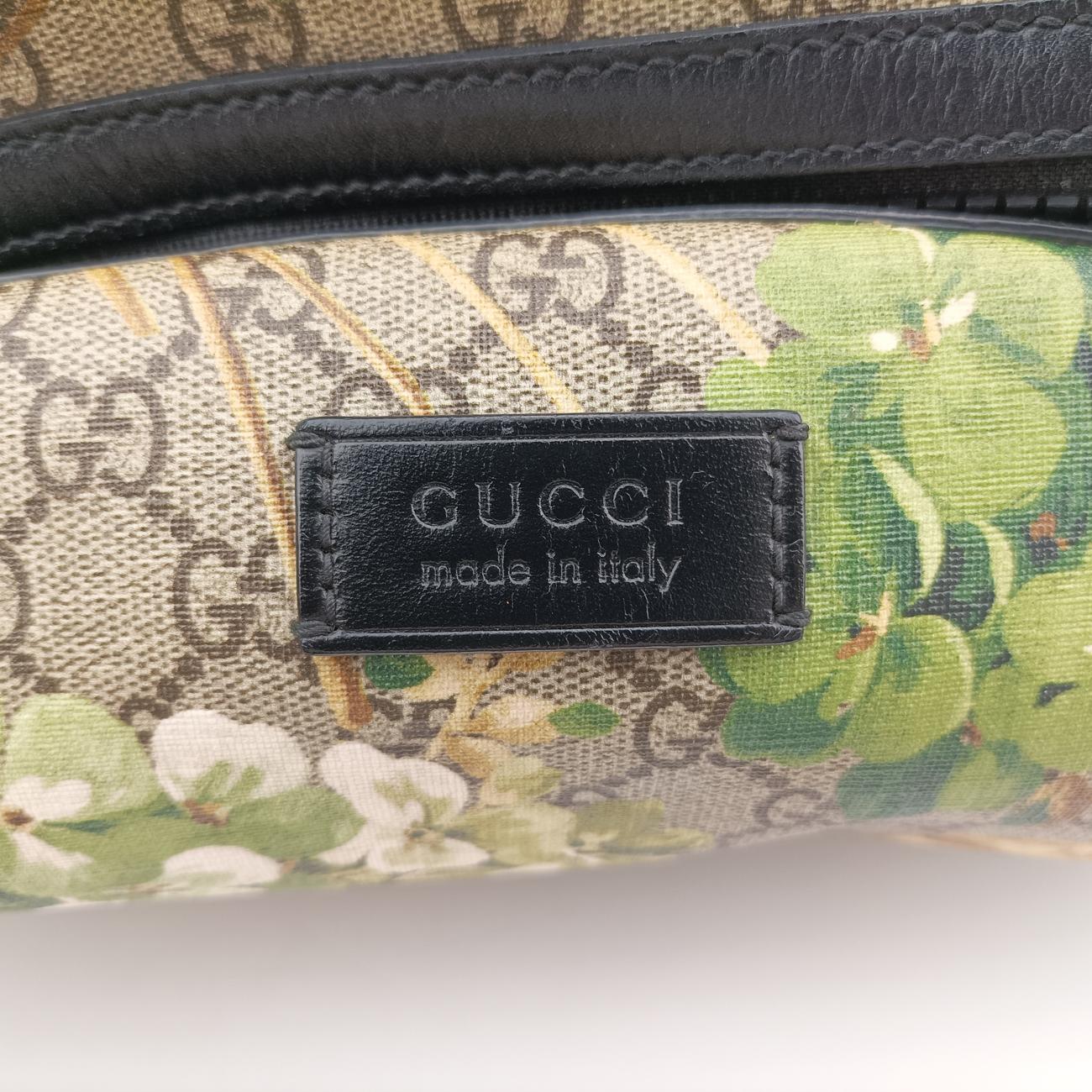 GG BloomsMulticolourPVC coated canvas x leatherF019036425GGブルームスマルチカラーPVCコーティングキャンバス×レザー406370F019036425