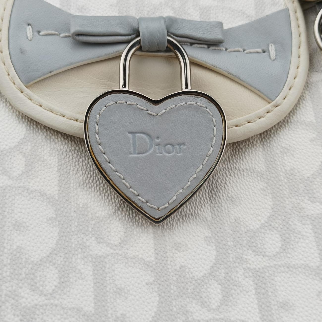 Trotter Romantic Chain HeartWhitepvc coated canvas07-BO-0037トロッター ロマンティック チェーン ハートホワイトpvcコーティングキャンバス07-BO-0037