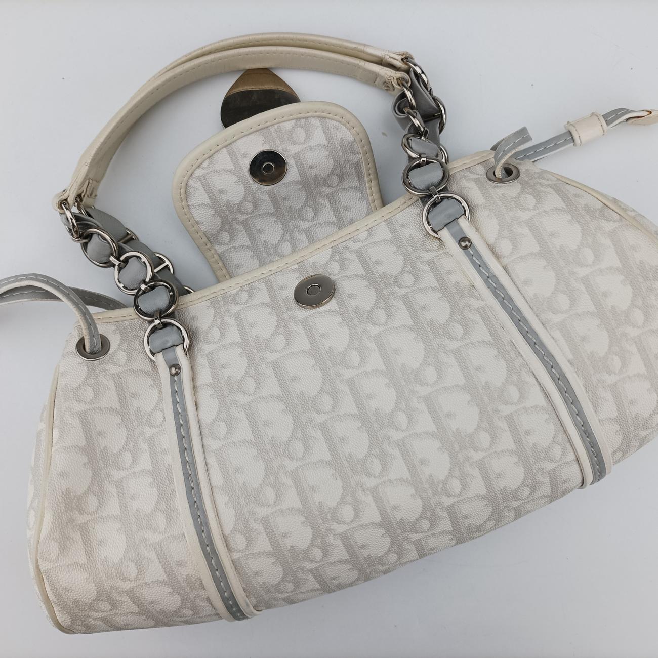 Trotter Romantic Chain HeartWhitepvc coated canvas07-BO-0037トロッター ロマンティック チェーン ハートホワイトpvcコーティングキャンバス07-BO-0037