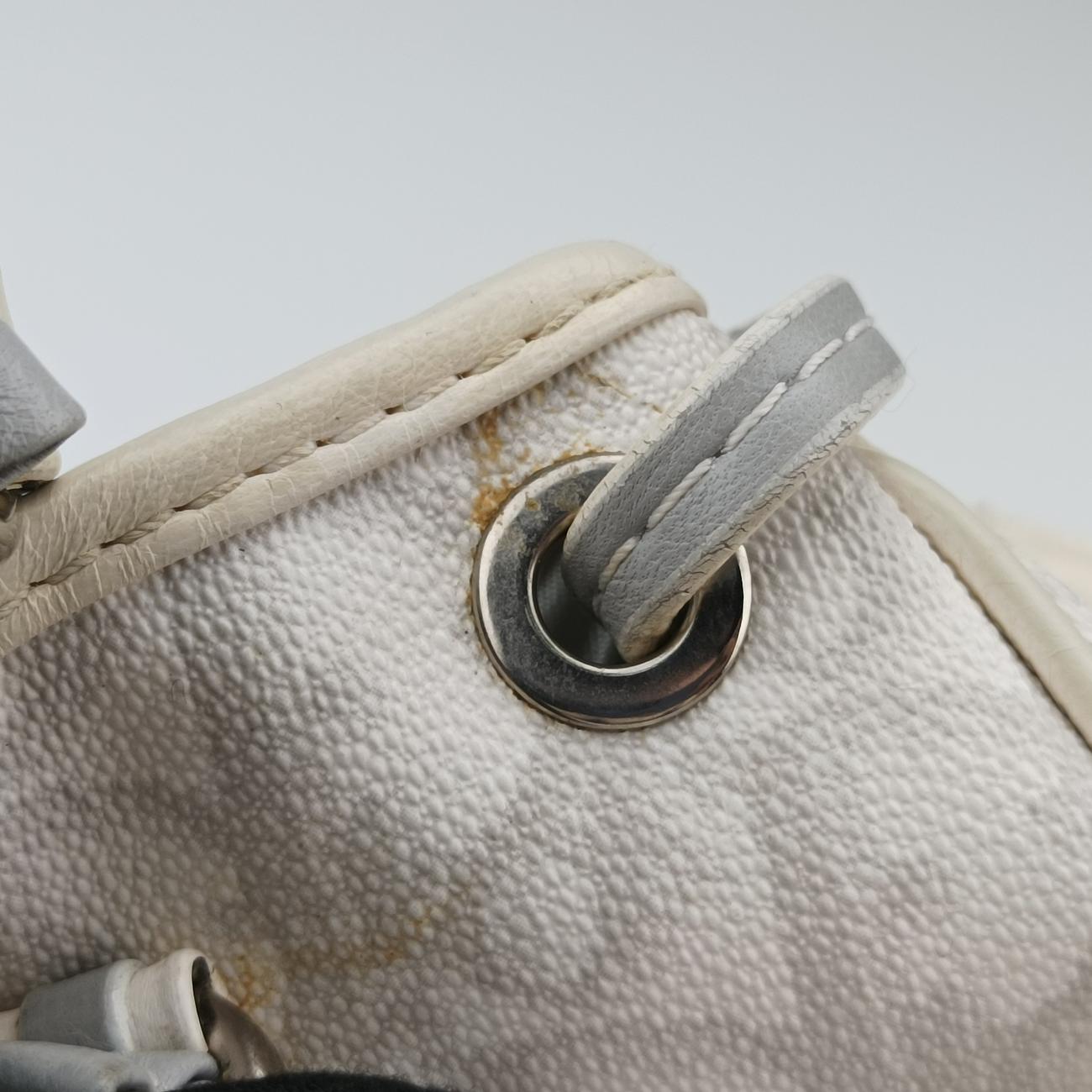 Trotter Romantic Chain HeartWhitepvc coated canvas07-BO-0037トロッター ロマンティック チェーン ハートホワイトpvcコーティングキャンバス07-BO-0037