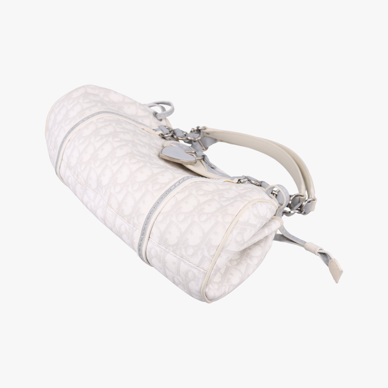 Trotter Romantic Chain HeartWhitepvc coated canvas07-BO-0037トロッター ロマンティック チェーン ハートホワイトpvcコーティングキャンバス07-BO-0037