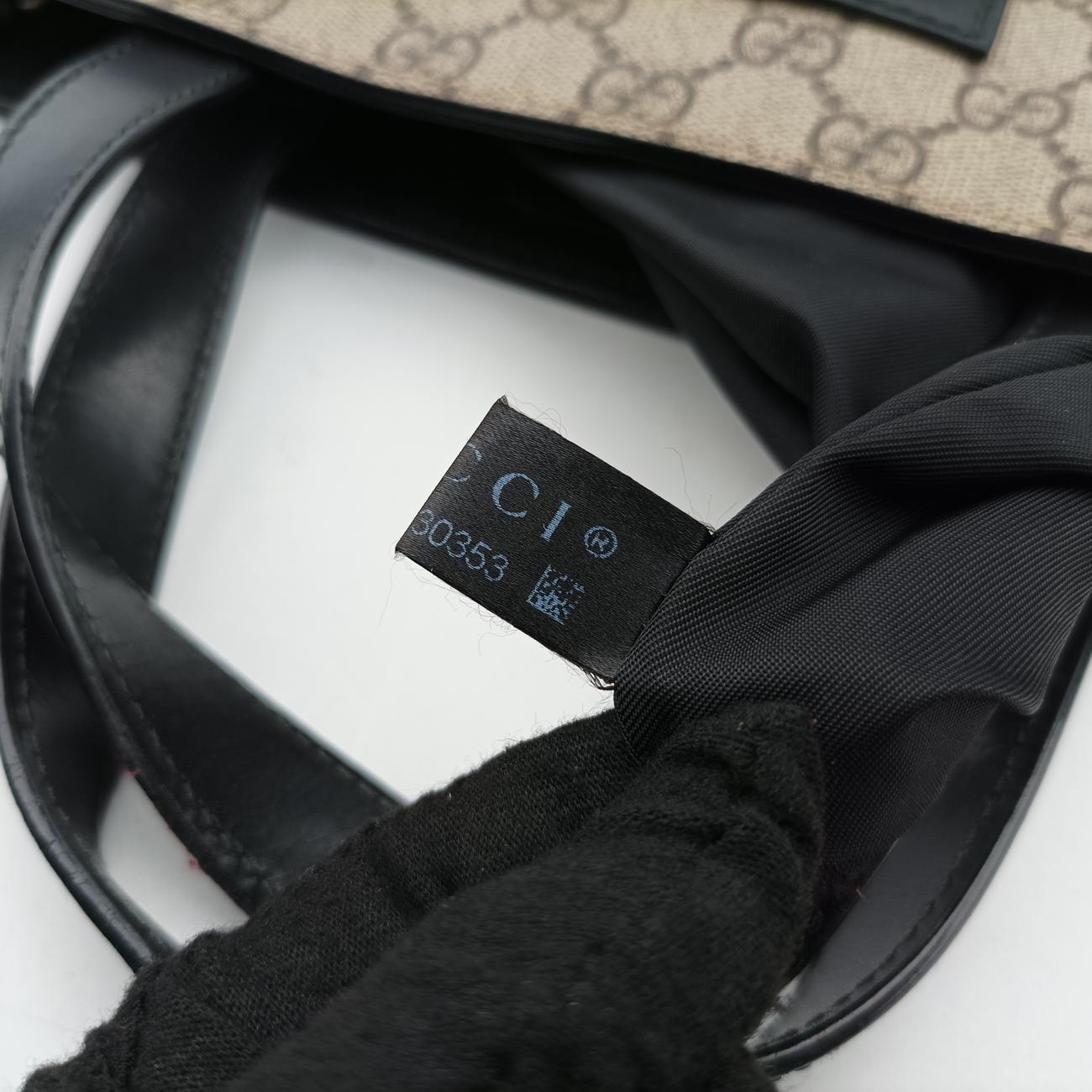 GG Plus GG SupremeBrownPVC coated canvas456217E021530350GGプラス GGスプリームブラウンPVCコーティングキャンバス456217E021530350