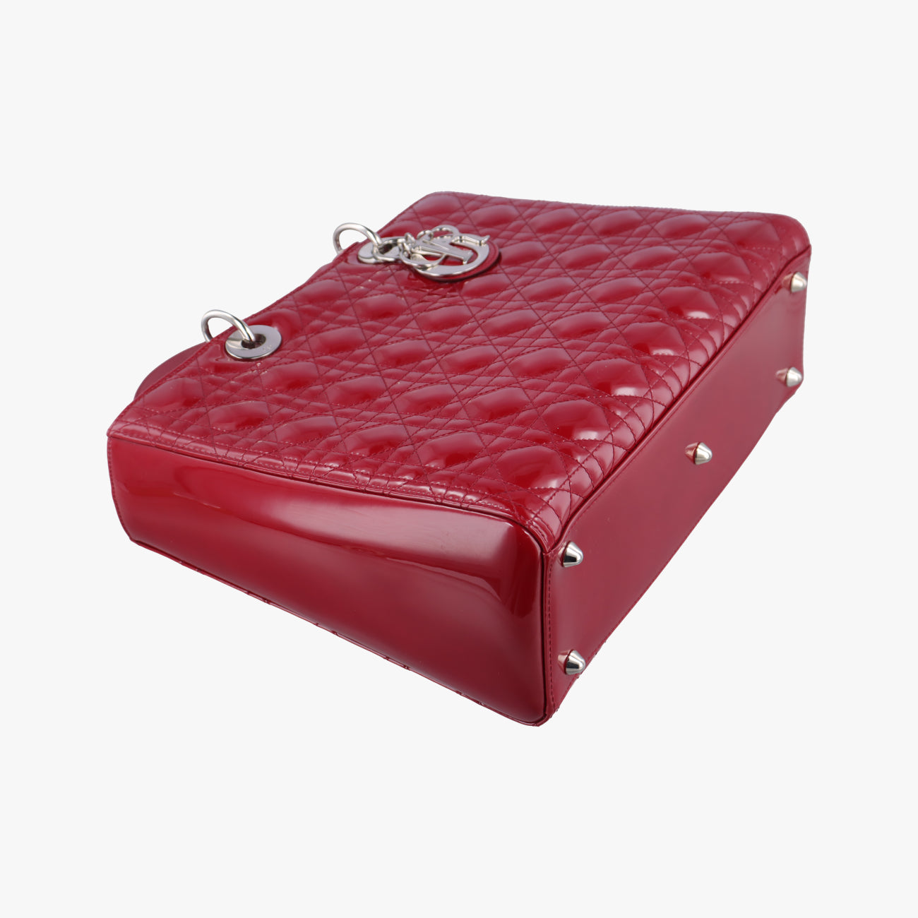 Lady DiorRedpatent16-BO-0135レディディオールレッドパテント16-BO-0135